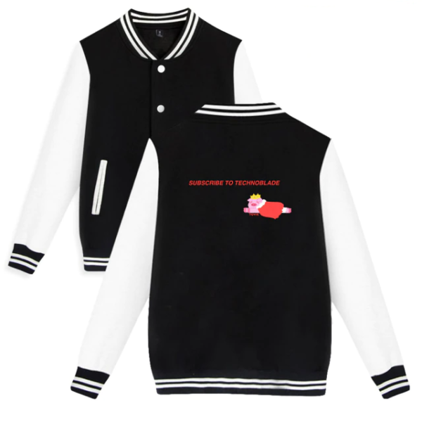 Technoblade Subscribe Baseball Jacket