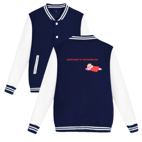 Technoblade Subscribe Baseball Jacket