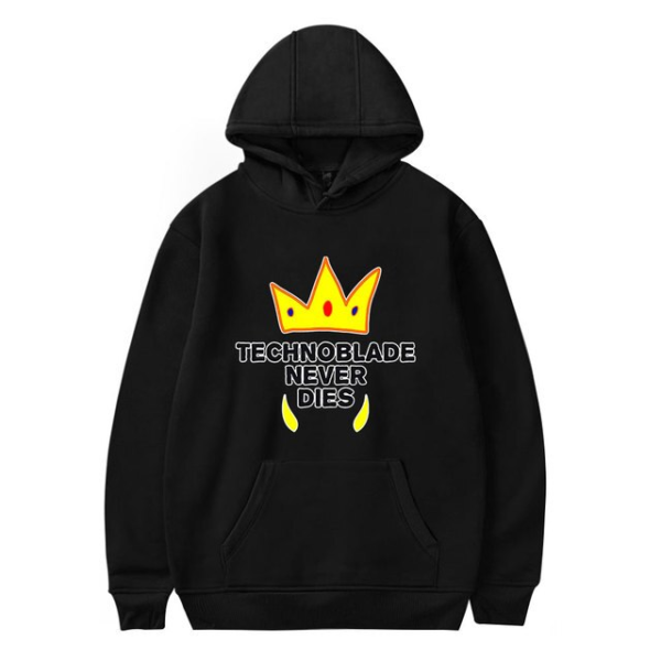 Technoblade Never Dies Crown Hoodie