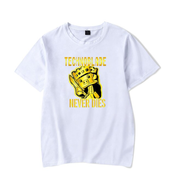 Technoblade Never Dies Gold Crown T-shirt