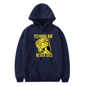 Technoblade Never Dies Gold Crown Hoodie