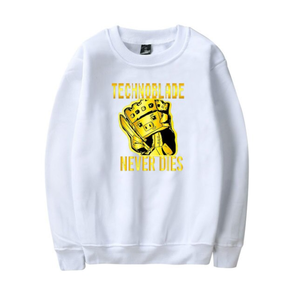 Technoblade Never Dies Gold Crown Sweatshirt