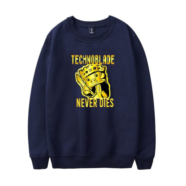 Technoblade Never Dies Gold Crown Sweatshirt