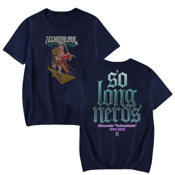 Technoblade So Long Nerds T-shirt